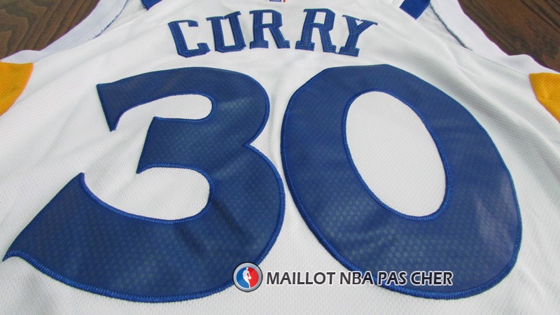 Maillot Enfant Golden State Warriors Curry 2017-18 30 Blanc